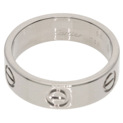 CARTIER love ring #54 Ring K18 White Gold Ladies [Used]