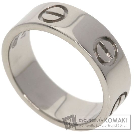 CARTIER love ring #47 Ring K18 White Gold Ladies [Used]