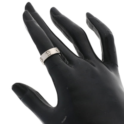 CARTIER love ring #47 Ring K18 White Gold Ladies [Used]