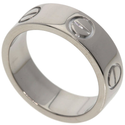 CARTIER love ring #48 Ring K18 White Gold Ladies [Used]