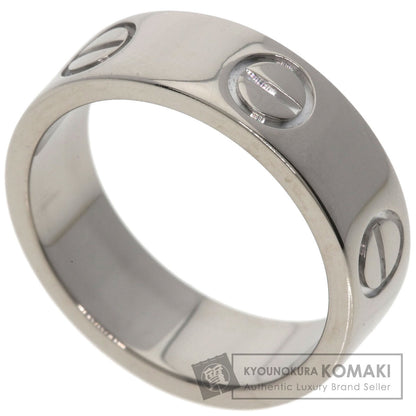 CARTIER love ring #48 Ring K18 White Gold Ladies [Used]