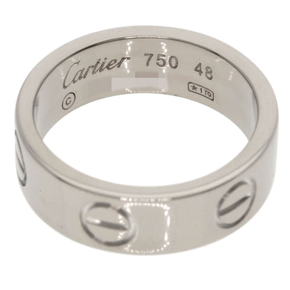 CARTIER love ring #48 Ring K18 White Gold Ladies [Used]