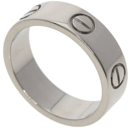 CARTIER love ring #53 Ring K18 White Gold Ladies [Used]