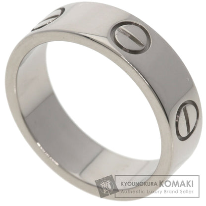 CARTIER love ring #53 Ring K18 White Gold Ladies [Used]