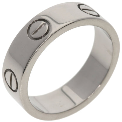 CARTIER love ring #53 Ring K18 White Gold Ladies [Used]