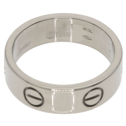 CARTIER love ring #53 Ring K18 White Gold Ladies [Used]