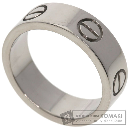CARTIER love ring #49 Ring K18 White Gold Ladies [Used]