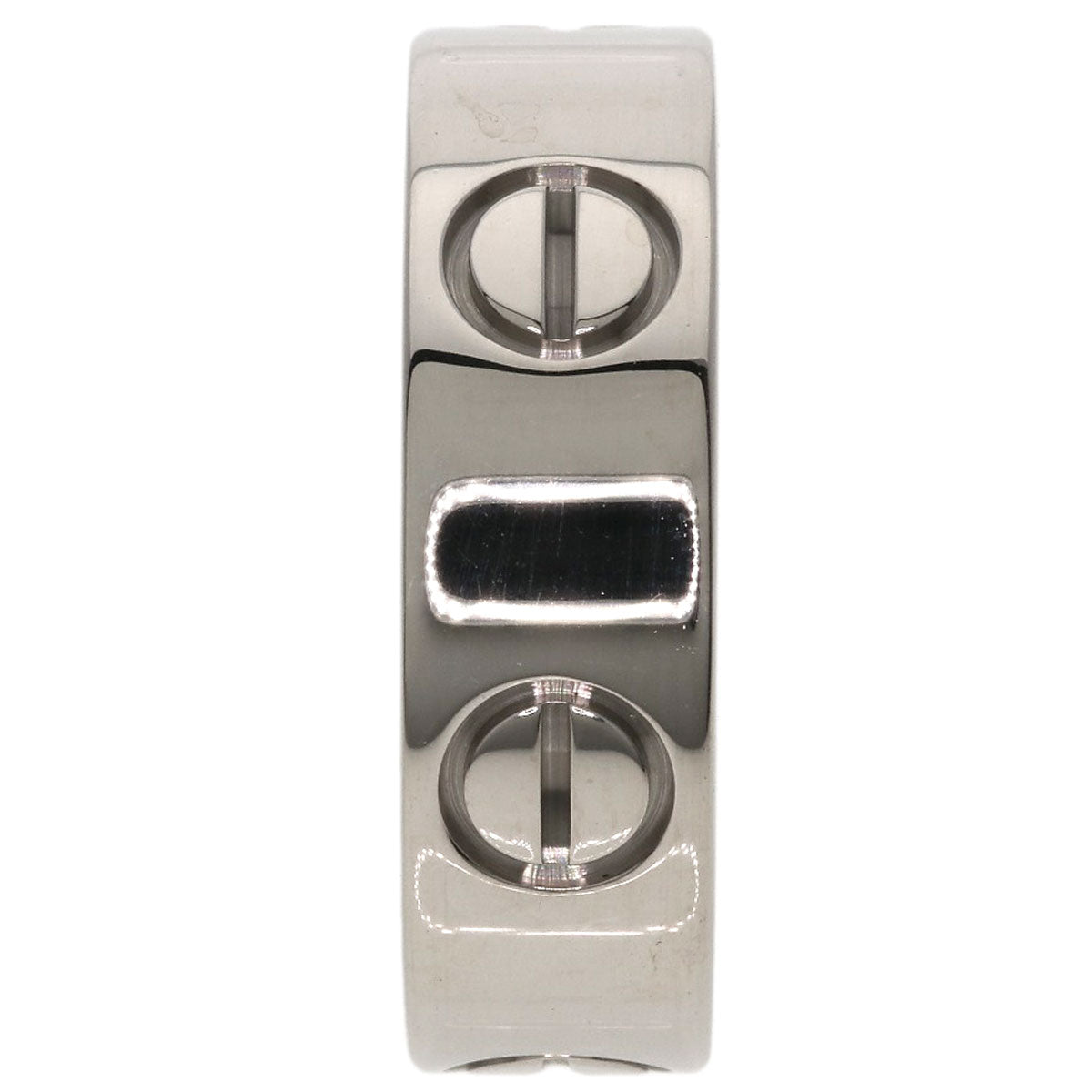 CARTIER love ring #49 Ring K18 White Gold Ladies [Used]