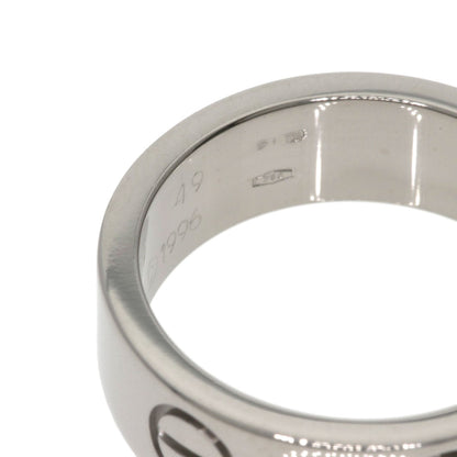 CARTIER love ring #49 Ring K18 White Gold Ladies [Used]