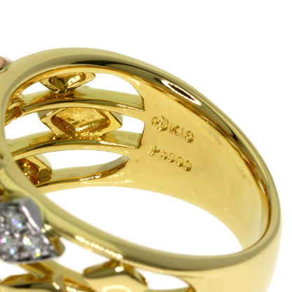 TASAKI Diamond Ring K18 Yellow Gold PT900Ladies [Used]