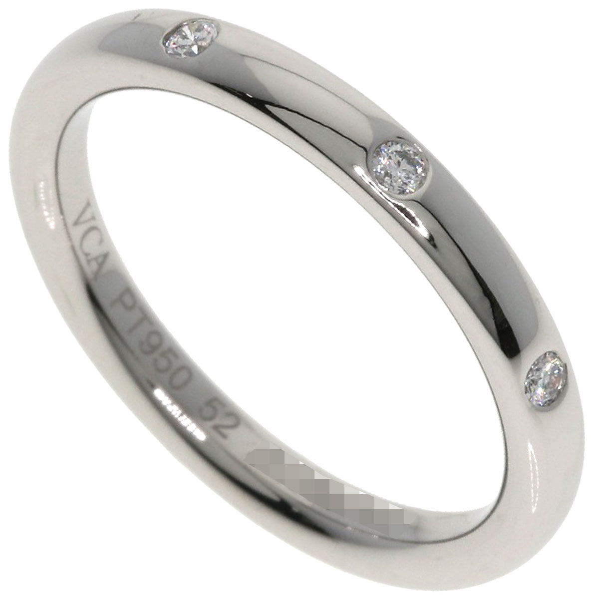 Van Cleef & Arpels Tendremont Etoile 3P Diamond #52 Ring Platinum PT950 Ladies [Used]