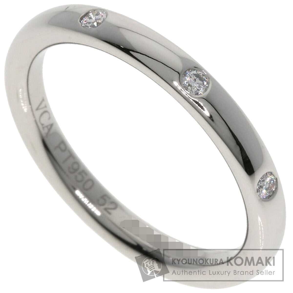 Van Cleef & Arpels Tendremont Etoile 3P Diamond #52 Ring Platinum PT950 Ladies [Used]
