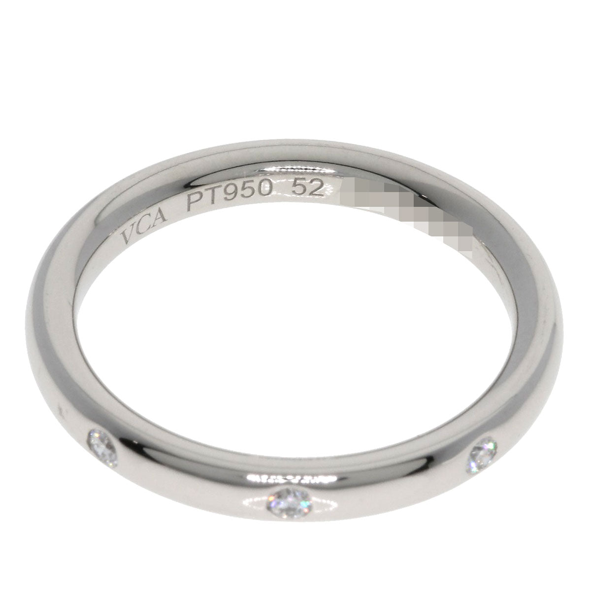 Van Cleef & Arpels Tendremont Etoile 3P Diamond #52 Ring Platinum PT950 Ladies [Used]