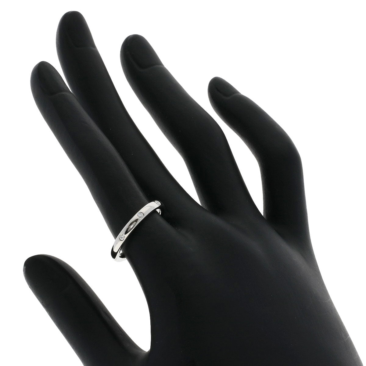 Van Cleef & Arpels Tendremont Etoile 3P Diamond #52 Ring Platinum PT950 Ladies [Used]