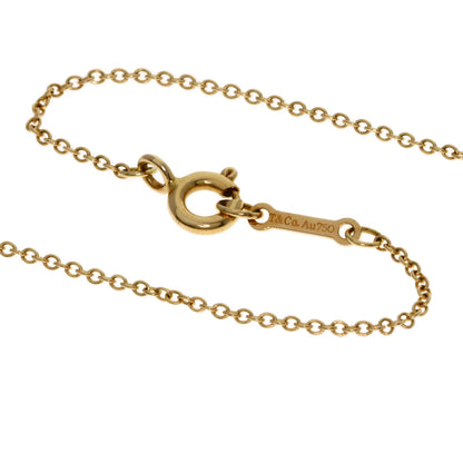 TIFFANY&Co. Double Loving Heart 1P Diamond Necklace K18 Pink Gold Ladies [Used]