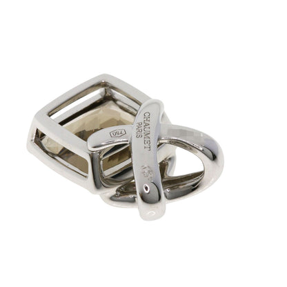 Chaumet Lian Smoky Quartz with Cord Pendant top K18 White Gold Ladies [Used]