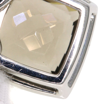 Chaumet Lian Smoky Quartz with Cord Pendant top K18 White Gold Ladies [Used]