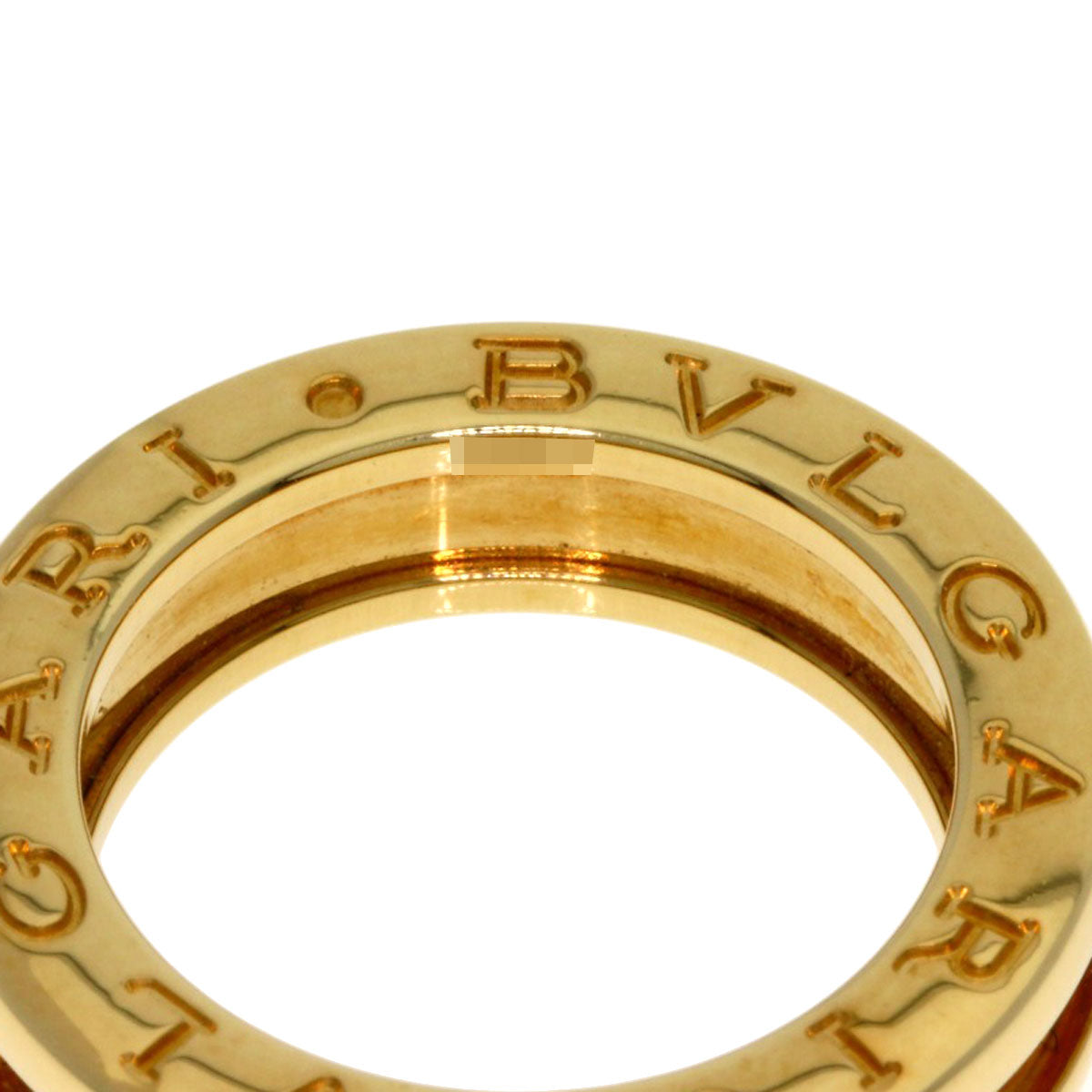 BVLGARI B.zero1 1 band XS #45 Ring K18 Yellow Gold Ladies [Used]