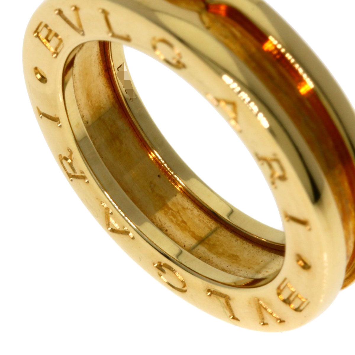 BVLGARI B.zero1 1 band XS #45 Ring K18 Yellow Gold Ladies [Used]