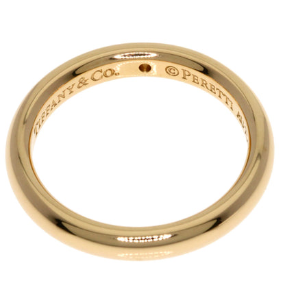 TIFFANY&Co. Stacking band 1P Diamond Ring K18 Pink Gold Ladies [Used]