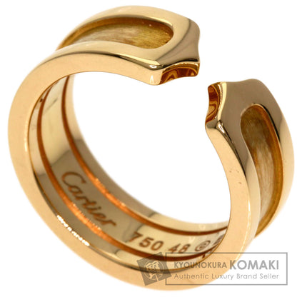 CARTIER C2 Ring SM #48 Ring K18 Pink Gold Ladies [Used]