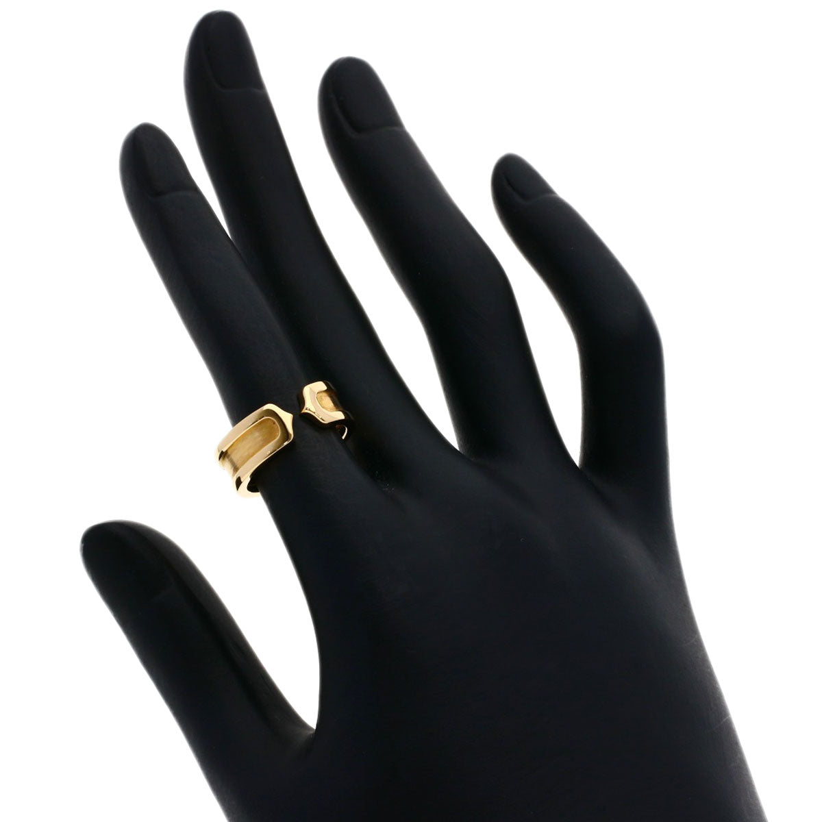 CARTIER C2 Ring SM #48 Ring K18 Pink Gold Ladies [Used]