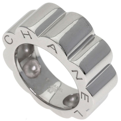 CHANEL Profield Camelia Ring K18 White Gold Ladies [Used]