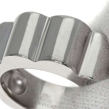 CHANEL Profield Camelia Ring K18 White Gold Ladies [Used]