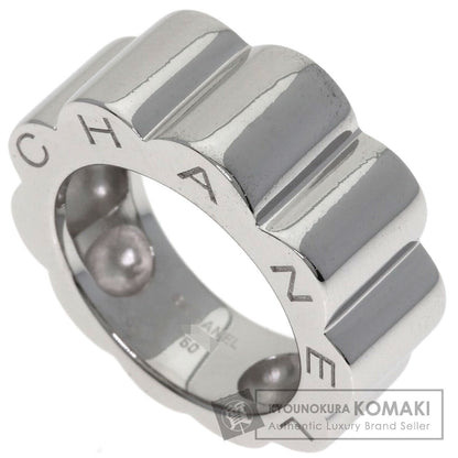 CHANEL Profield Camelia Ring K18 White Gold Ladies [Used]