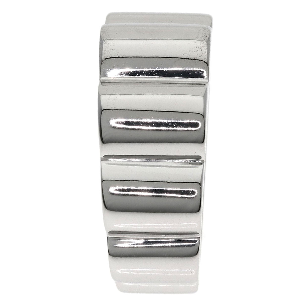 CHANEL Profield Camelia Ring K18 White Gold Ladies [Used]