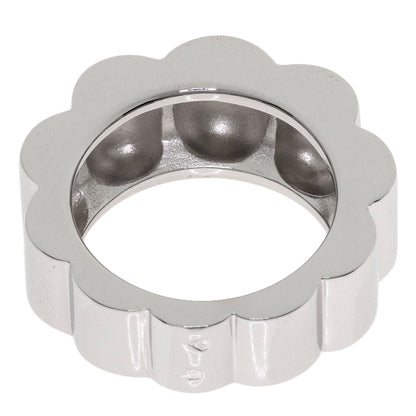 CHANEL Profield Camelia Ring K18 White Gold Ladies [Used]