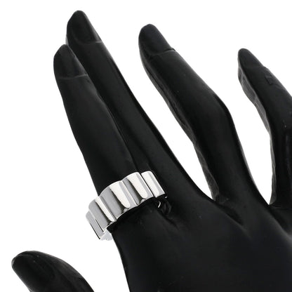 CHANEL Profield Camelia Ring K18 White Gold Ladies [Used]