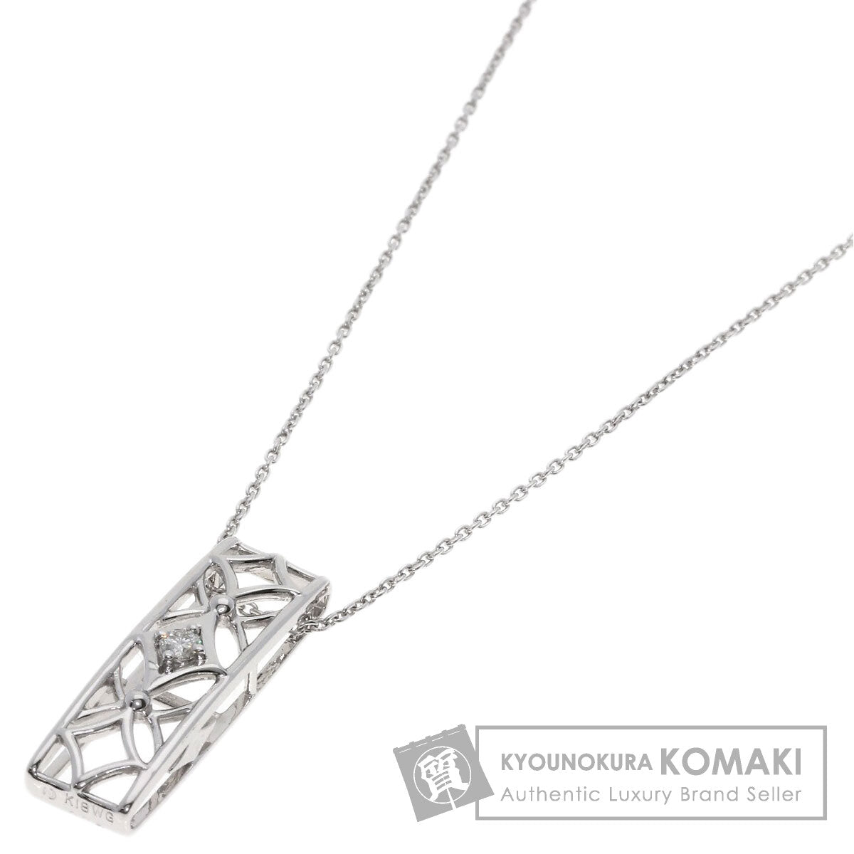 TASAKI Diamond Necklace K18 White Gold Ladies [Used]