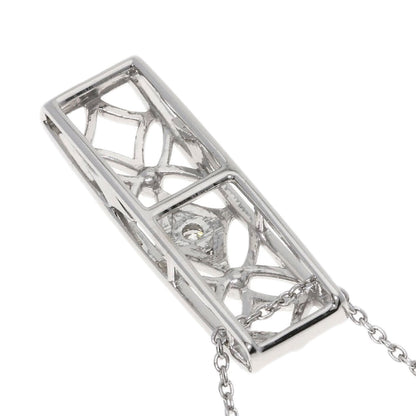 TASAKI Diamond Necklace K18 White Gold Ladies [Used]