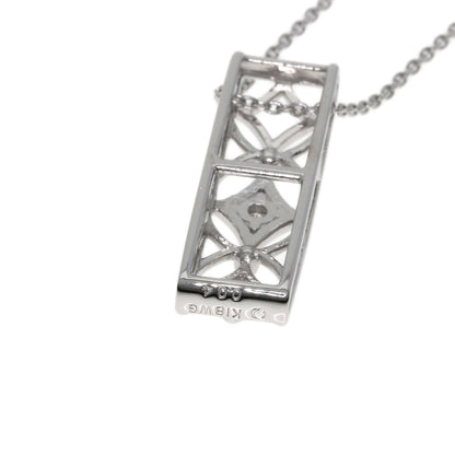 TASAKI Diamond Necklace K18 White Gold Ladies [Used]
