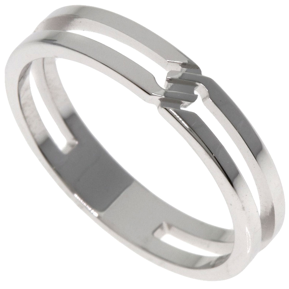 GUCCI Infinity #16 Ring K18 White Gold Ladies [Used]