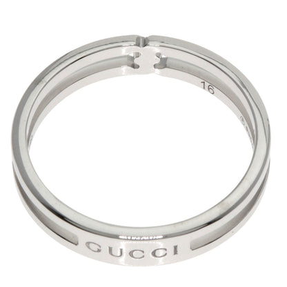 GUCCI Infinity #16 Ring K18 White Gold Ladies [Used]