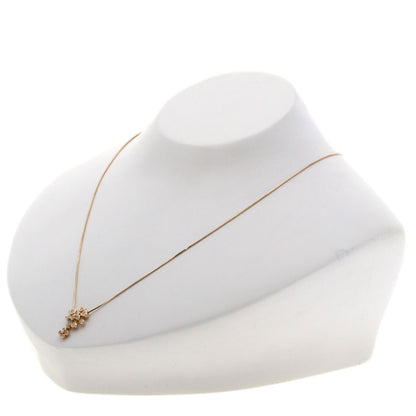 VENDOME Heart motif Diamond Necklace K18 Pink Gold Ladies [Used]