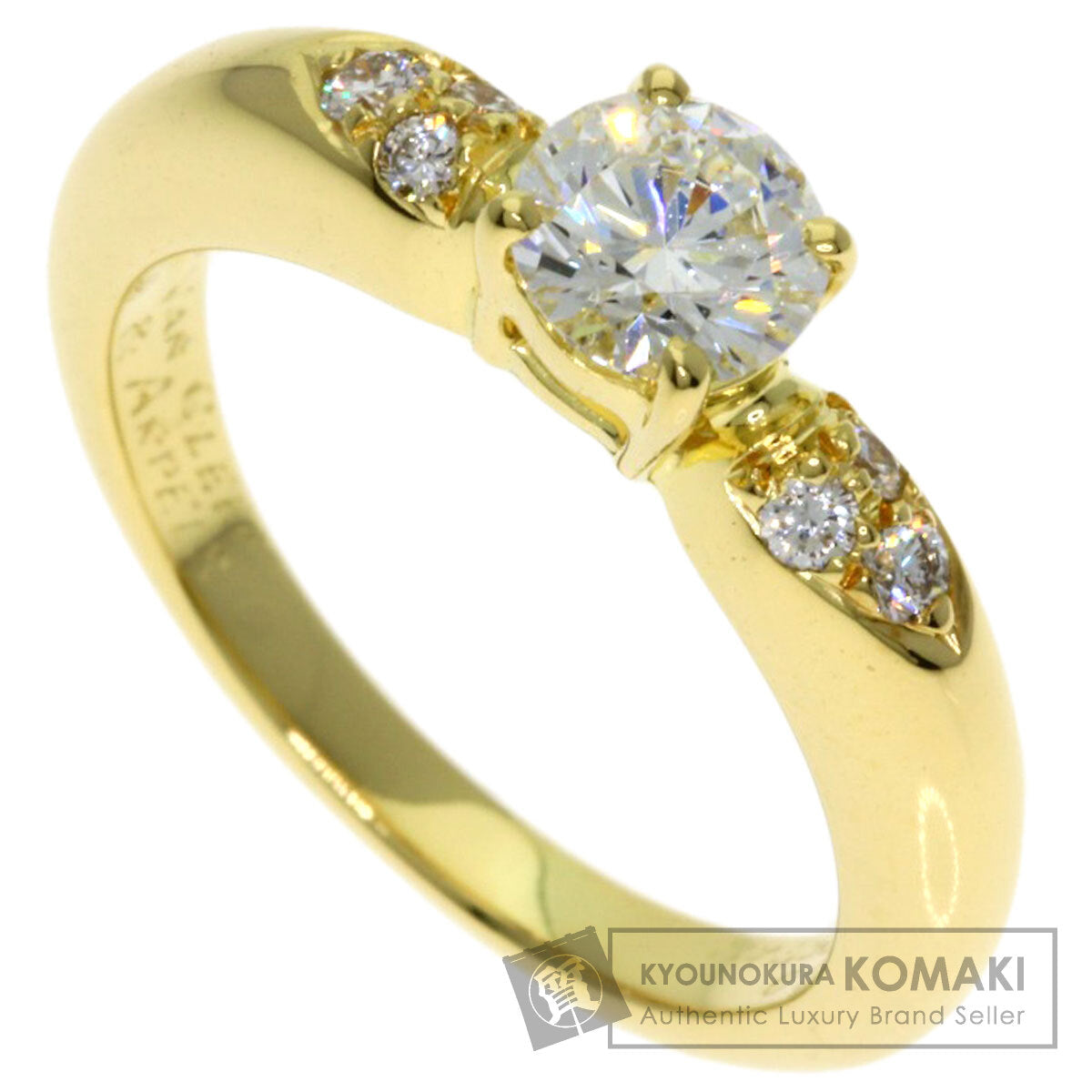 Van Cleef & Arpels Diamond Ring K18 Yellow Gold Ladies [Used]