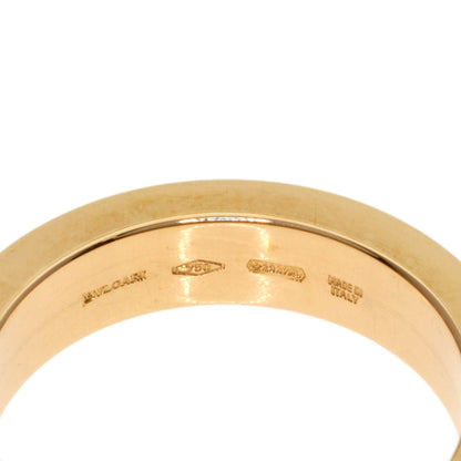 BVLGARI Double logo 1P Diamond Ring K18 Pink Gold Ladies [Used]