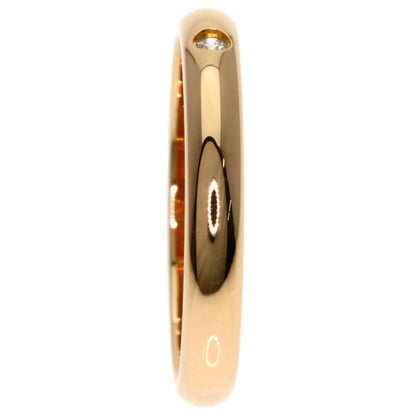 CARTIER Classic Wedding 1P Diamond #47 Ring K18 Pink Gold Ladies [Used]
