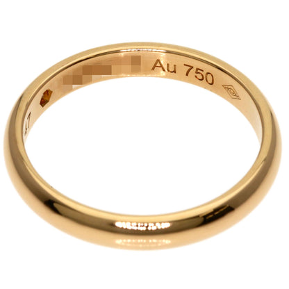 CARTIER Classic Wedding 1P Diamond #47 Ring K18 Pink Gold Ladies [Used]
