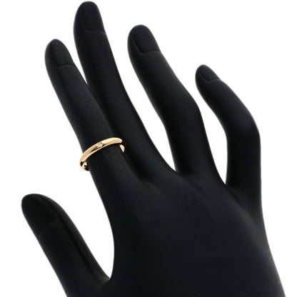 CARTIER Classic Wedding 1P Diamond #47 Ring K18 Pink Gold Ladies [Used]