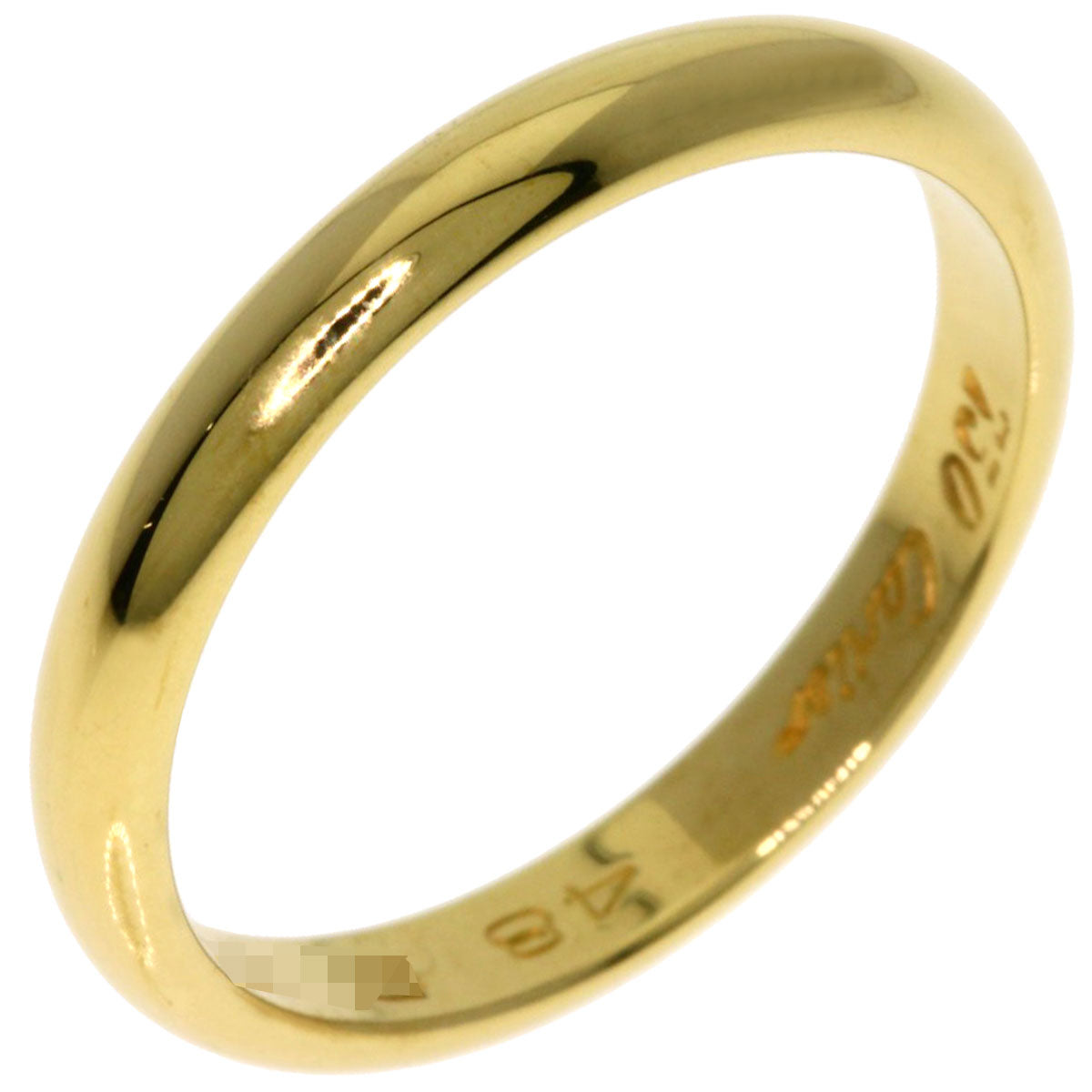 CARTIER Wedding #48 Ring K18 Yellow Gold Ladies [Used]