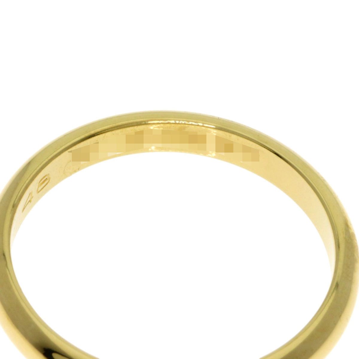CARTIER Wedding #48 Ring K18 Yellow Gold Ladies [Used]
