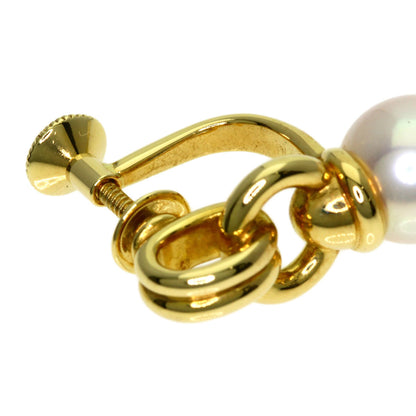 MIKIMOTO Pearl Pearl Earring K18 Yellow Gold Ladies [Used]