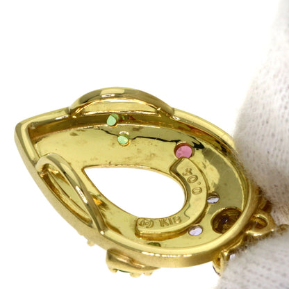 TASAKI Golden Pearl Pearl Color Stone Pendant top K18 Yellow Gold Ladies [Used]