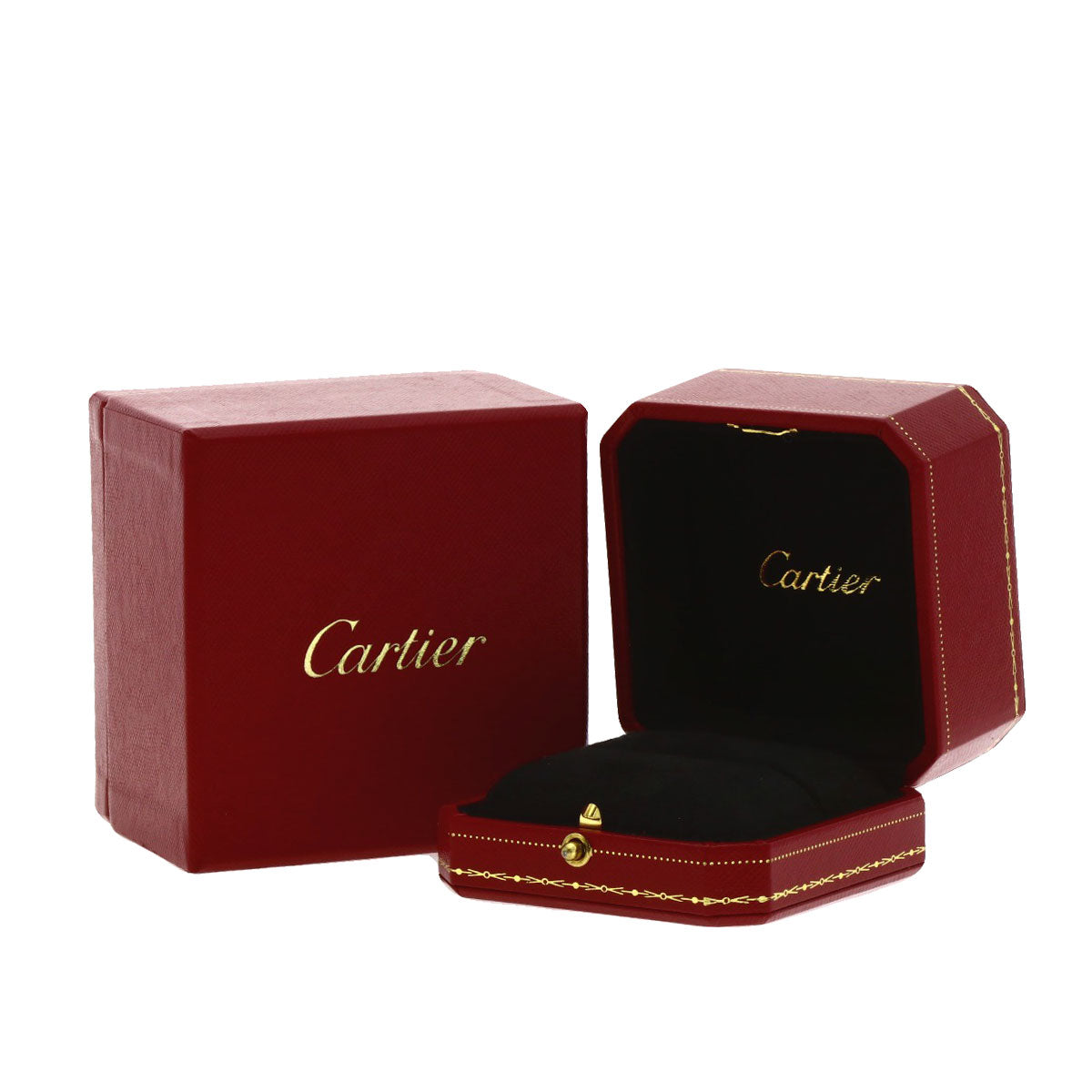 CARTIER Juste Uncre Small Diamond #48 Ring K18 White Gold Ladies [Used]
