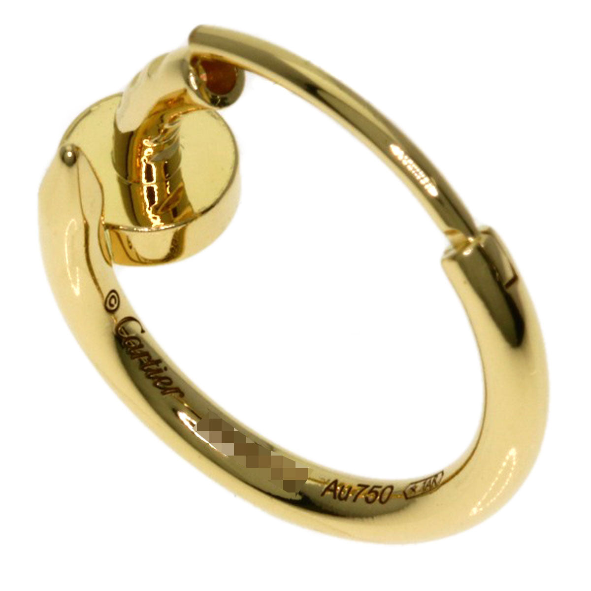 CARTIER Juste un Clou Single One Side Only earring K18 Yellow Gold Ladies [Used]