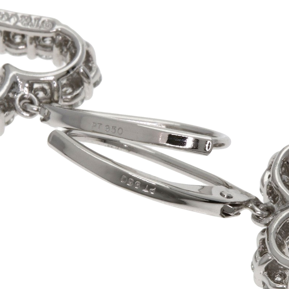 TIFFANY&Co. Sentimental Heart Diamond earring Platinum PT950 Ladies [Used]